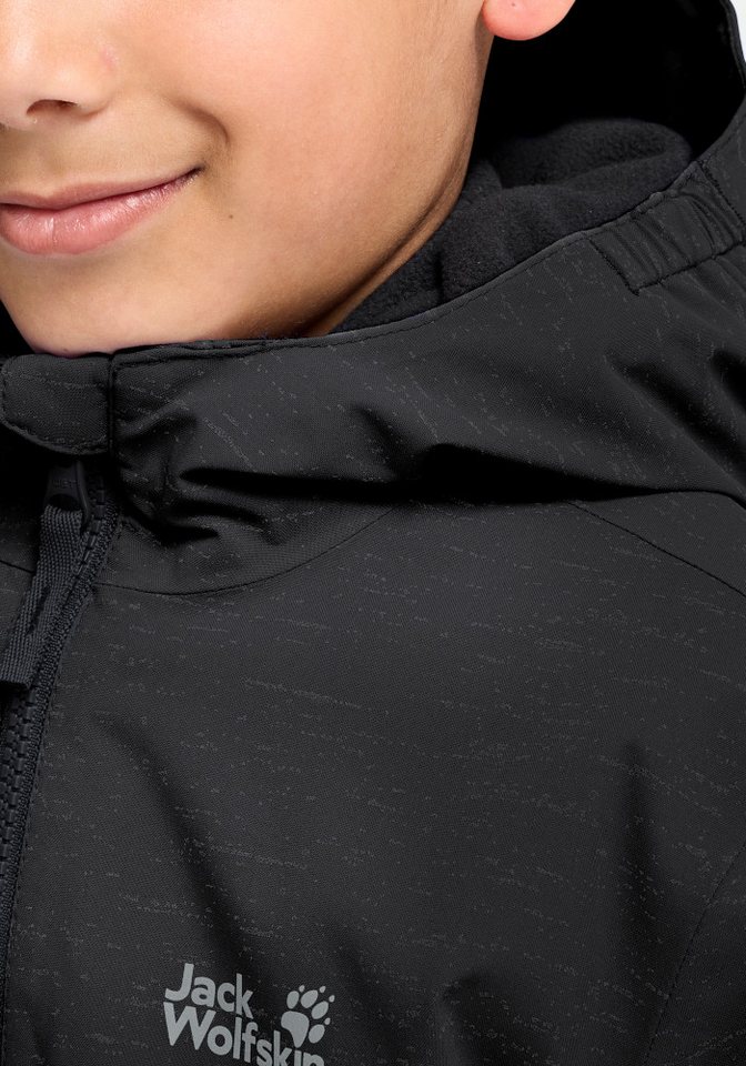 Jack Wolfskin Outdoorjacke GO GLOW JKT K für Kinder, mit TEXAPORE 2L, wasserdicht, winddicht, gefüttert Bild 3