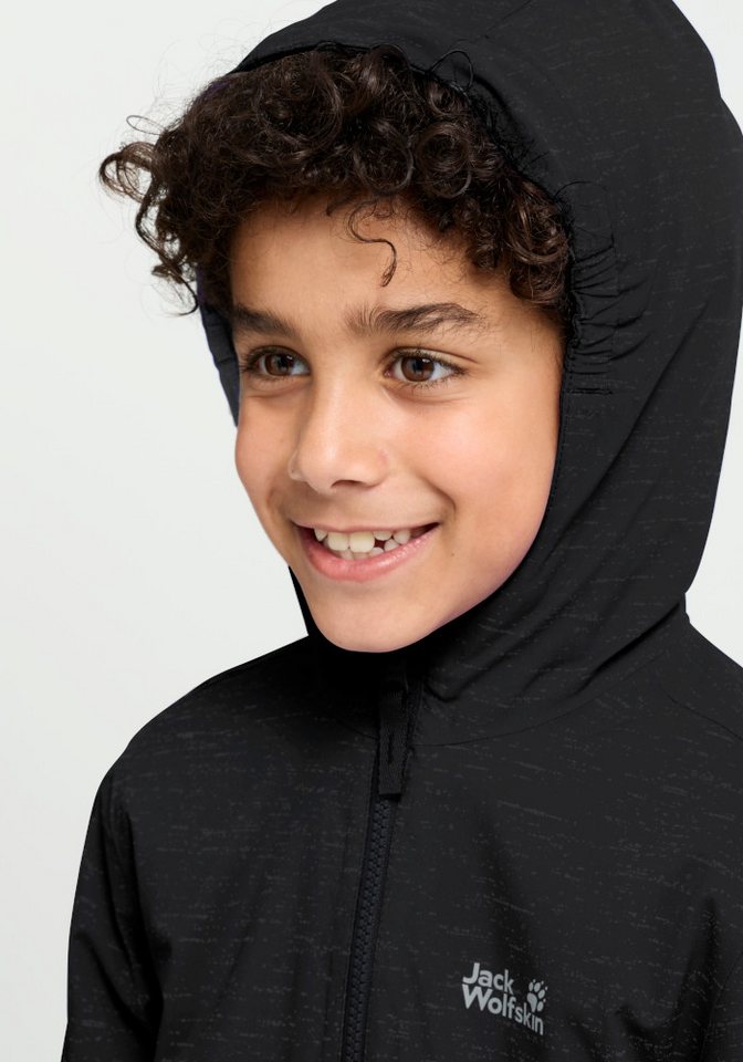 Jack Wolfskin Outdoorjacke GO GLOW JKT K für Kinder, mit TEXAPORE 2L, wasserdicht, winddicht, gefüttert Bild 5