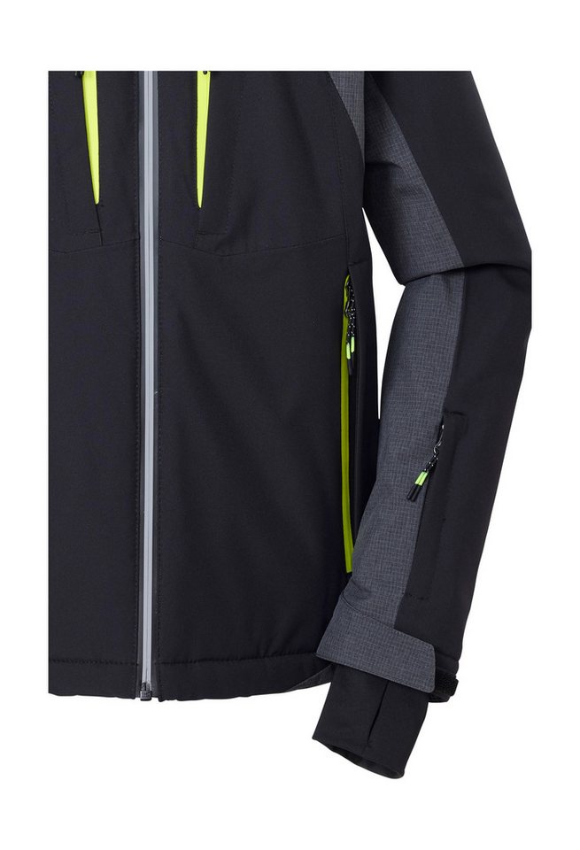 Killtec Skijacke KSW 212 BYS SKI JCKT Wasserdichte Skijacke, abnehmbare Kapuze, viele Taschen
