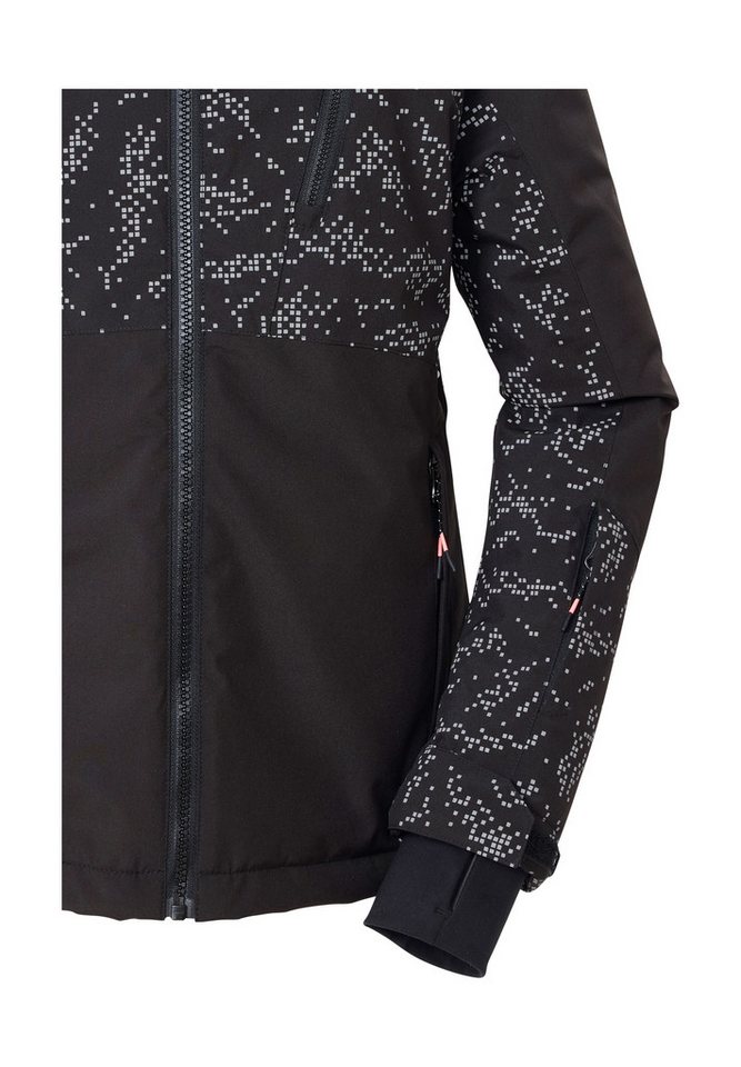 Killtec Skijacke KSW 189 GRLS SKI JCKT Wind- und wasserdicht, atmungsaktiv, grafischer All-over-Print Bild 2