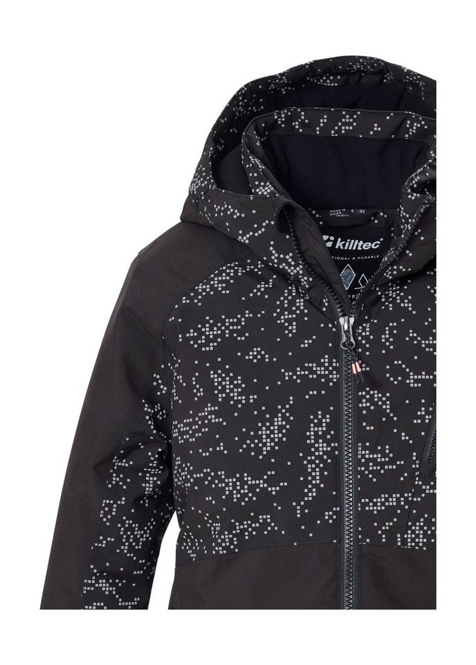 Killtec Skijacke KSW 189 GRLS SKI JCKT Wind- und wasserdicht, atmungsaktiv, grafischer All-over-Print Bild 4