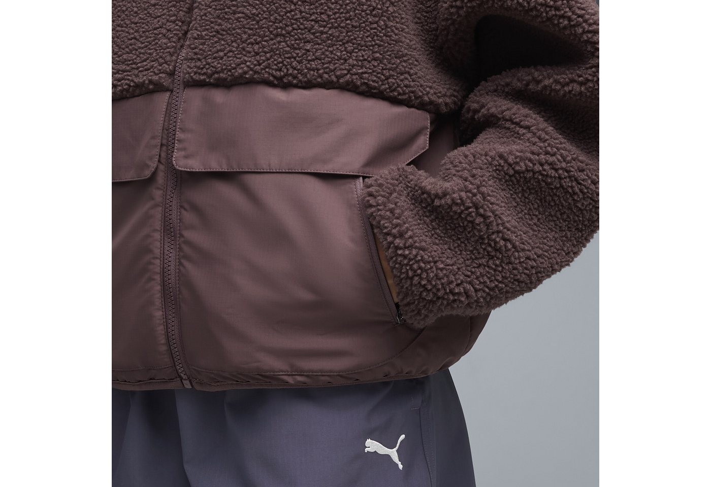 PUMA Funktionsweste RE:FIBRE Fleece Relaxed Jacke Damen Bild 4