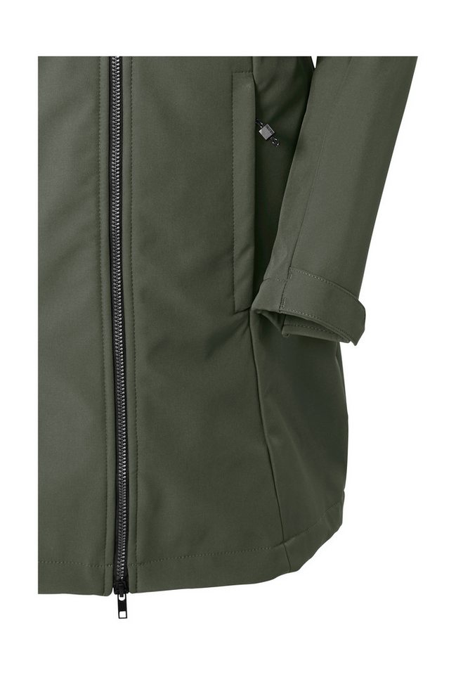 Killtec Softshellparka KOW 10 WMN SFTSHLL PRK Wasserabweisender, atmungsaktiver Softshellparka mit Fleece Bild 2