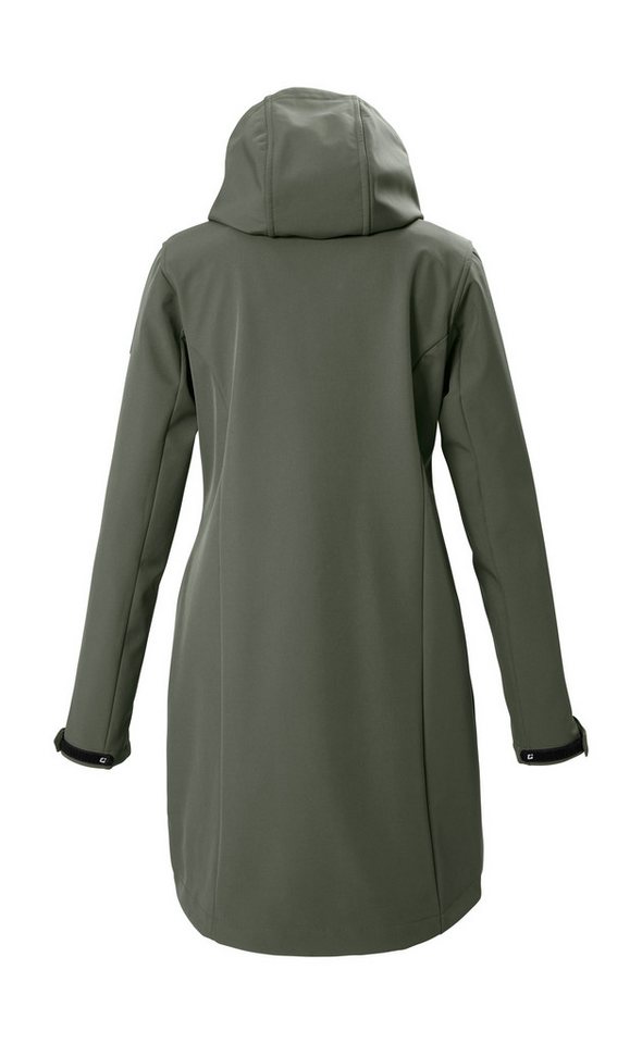 Killtec Softshellparka KOW 10 WMN SFTSHLL PRK Wasserabweisender, atmungsaktiver Softshellparka mit Fleece Bild 4