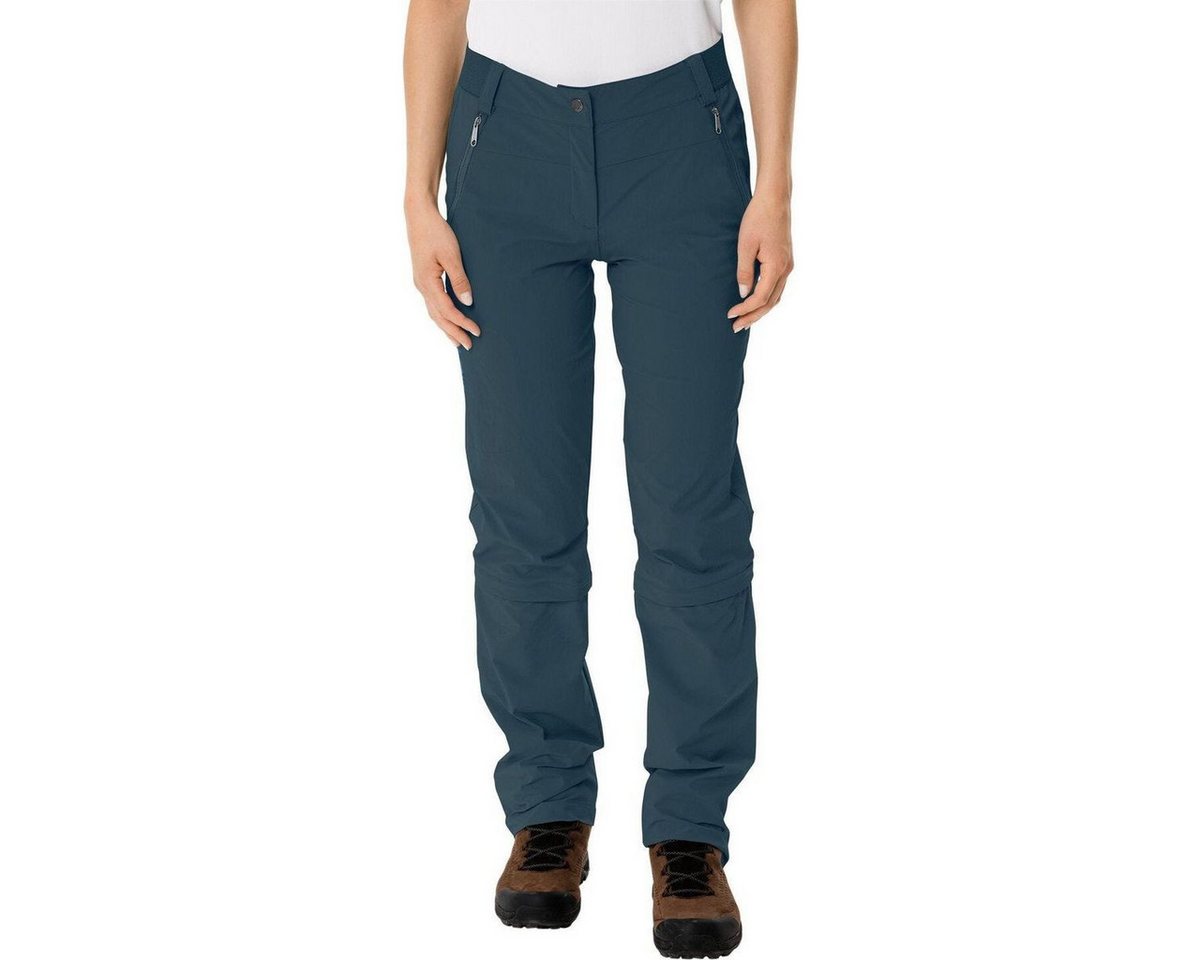 VAUDE Outdoorhose Women's Farley Stretch Capri T-zip Pants III Vielseitige Outdoorhose, wandelbar zur Capri, bietet Bild 2