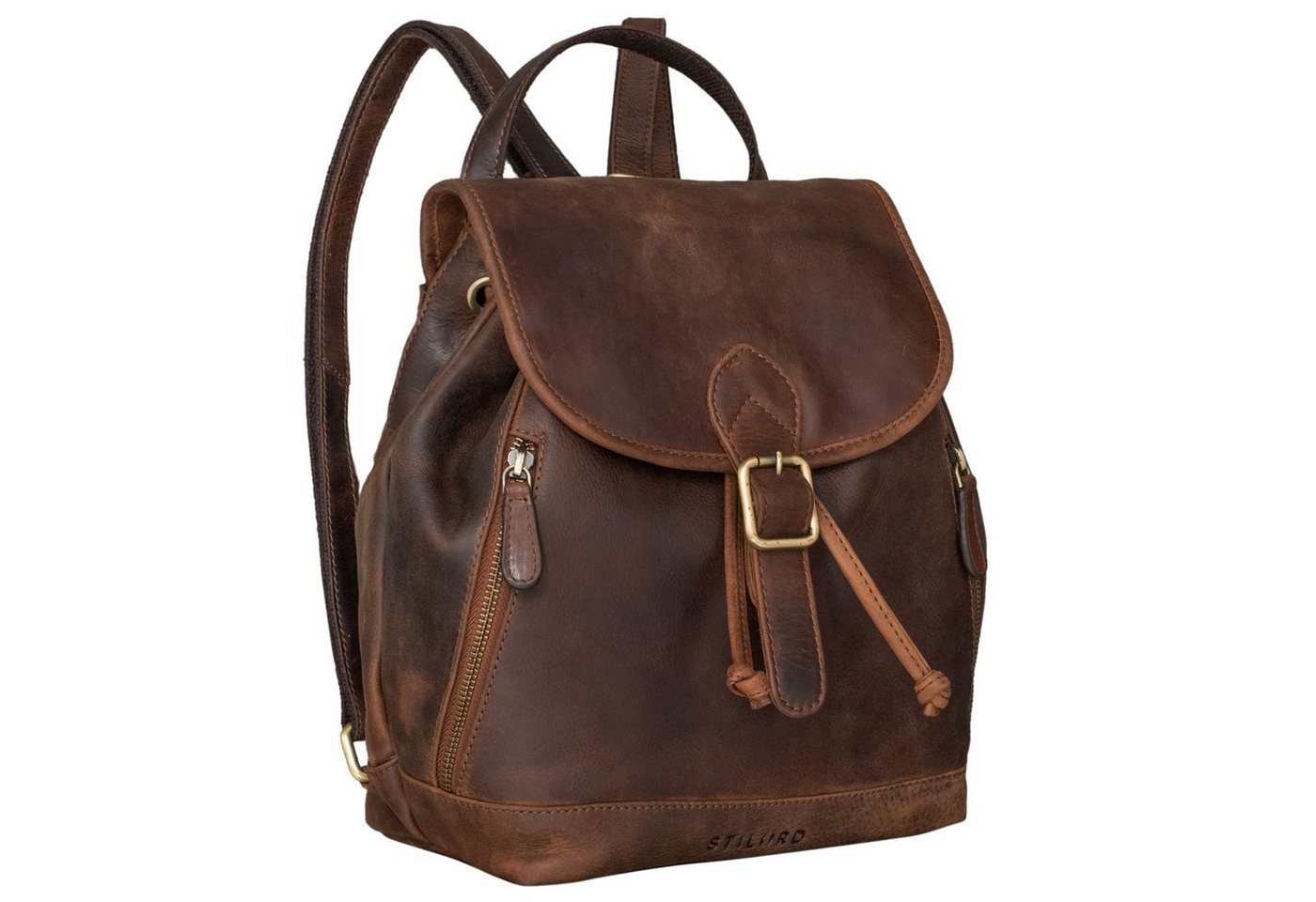 STILORD Cityrucksack "Allison" Rucksack Damen Modern Leder Bild 5