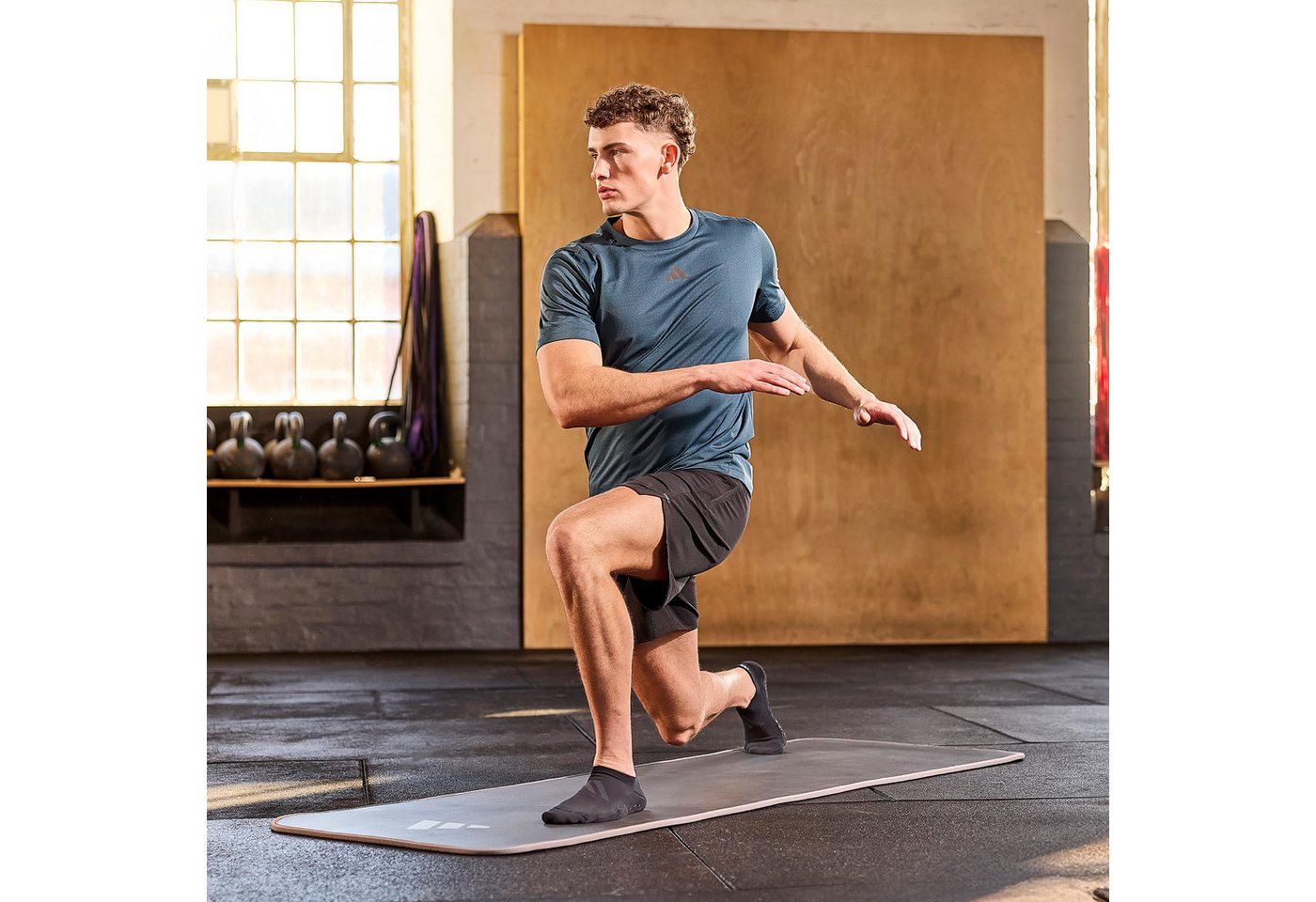 adidas Performance Sportsocken Adidas Studio Socks - Black - M/L Rutschfeste Sohle mit Silikonprofil (mehr Grip bei Studio-Workouts)