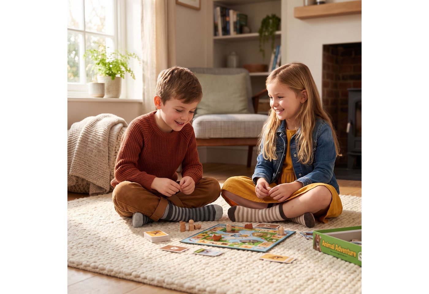 Black Snake Thermosocken Kinder Wollsocken mit Alpakawolle in Ringeloptik für Jungen & Mädchen (Socken-Set, 4-Paar) Vorgewaschene Qualität bleibt formstabil und filzt beim Waschen nicht Bild 3
