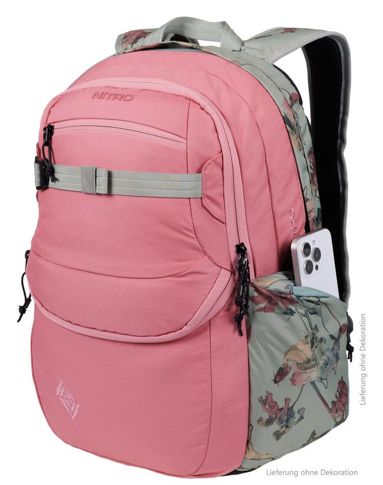 NITRO Schulrucksack Jungen Mädchen Future Hero Schultasche Rucksack (4 Teile Set, inkl. Mäppchen Box, inkl. Sportbeutel, inkl. Trinkflasche), viel Stauraum Laptopfach 2 Hauptfächer Daypack Auswahl rmtf