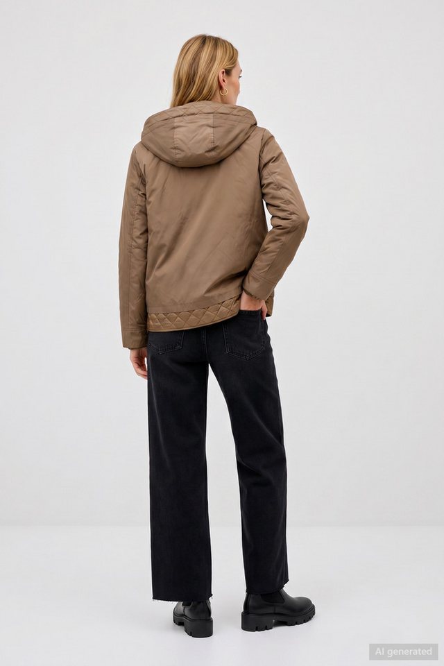 Barbara Lebek Outdoorjacke Damenjacke mit Steppdetails und 2-Wege-Reißverschluss Bild 5