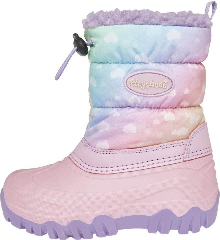 Playshoes Winter-Bootie Regenbogen Wintersportschuh