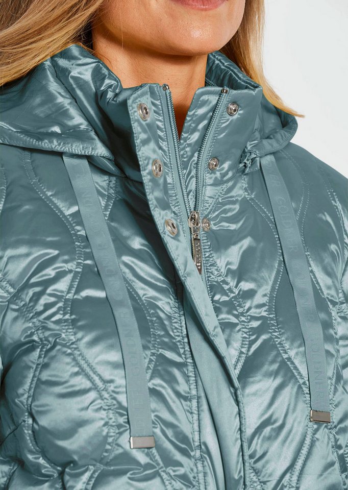 GOLDNER Outdoorjacke Kurzgröße: Outdoorjacke Damen, Uni, leicht gefüttert, Kapuze Bild 2