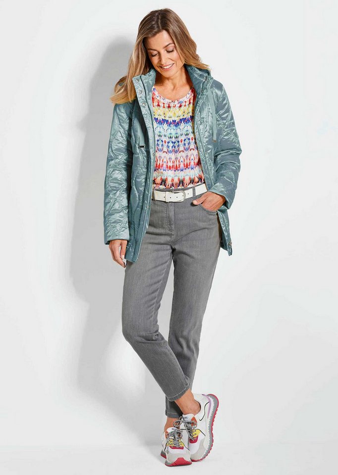 GOLDNER Outdoorjacke Kurzgröße: Outdoorjacke Damen, Uni, leicht gefüttert, Kapuze Bild 4