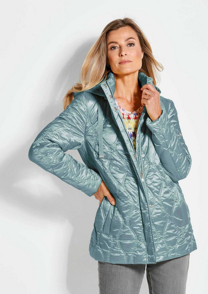 GOLDNER Outdoorjacke Kurzgröße: Outdoorjacke Damen, Uni, leicht gefüttert, Kapuze Bild 5