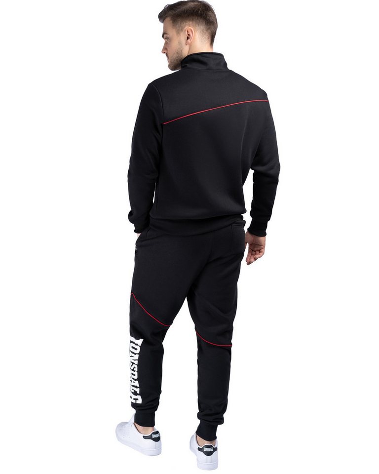Lonsdale Trainingsanzug Geddington (Packung, 2-tlg., Jacke und Hose), Reißverschlusstaschen, Kragen