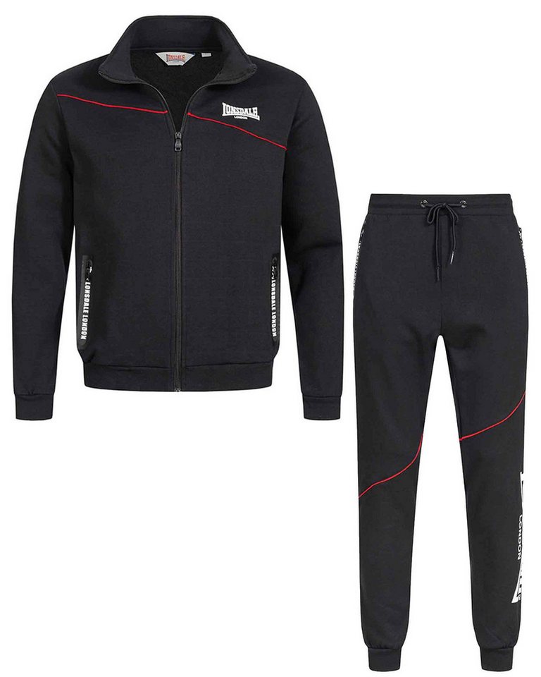 Lonsdale Trainingsanzug Geddington (Packung, 2-tlg., Jacke und Hose), Reißverschlusstaschen, Kragen Bild 2