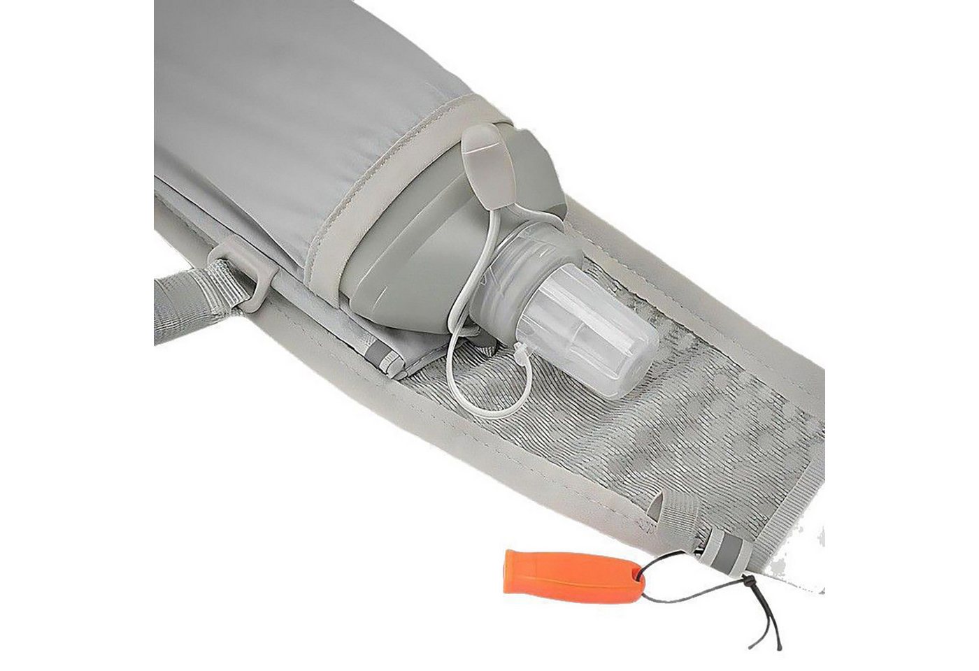 Vornix Trinkrucksack 15L Laufweste Rucksack, Leichte Laufweste für Herren Damen (Atmungsaktive Trinkweste mit Trinkblasenfach, Handytasche & Flaschenhalter), Verstellbar für Joggen, Radfahren, Trailrunning Bild 2