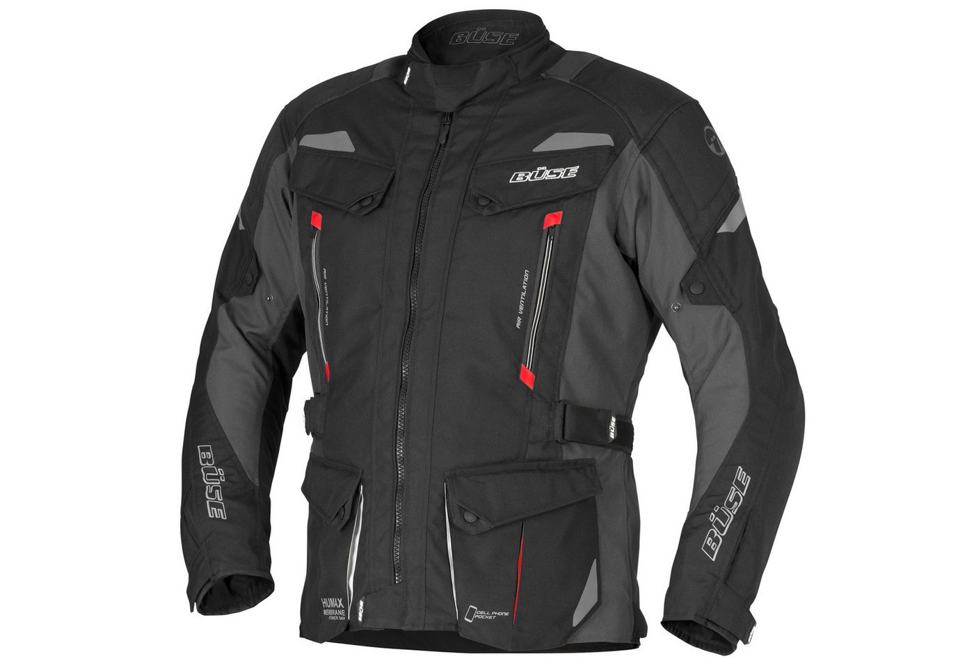 Büse Motorradjacke Büse Lago III Textiljacke Schwarz S motorradjacke herren