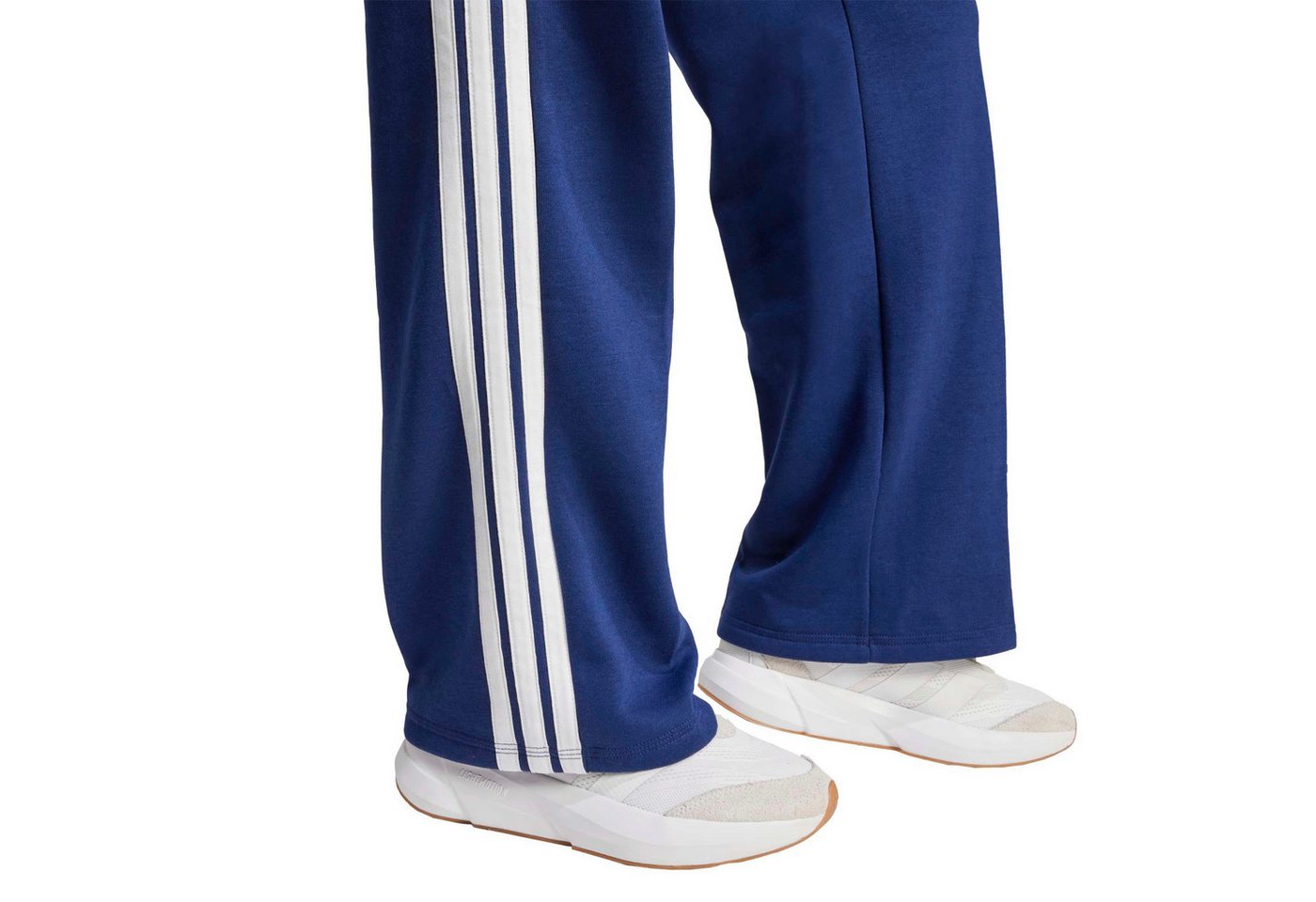 adidas Performance Trainingshose adidas Damen Trainingshose Essentials 3S Open Hem Fleece Pants Bild 4