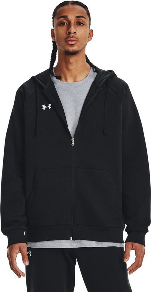 Under Armour® Skijacke UA RIVAL FLEECE FZ HOODIE BLACK Bild 2