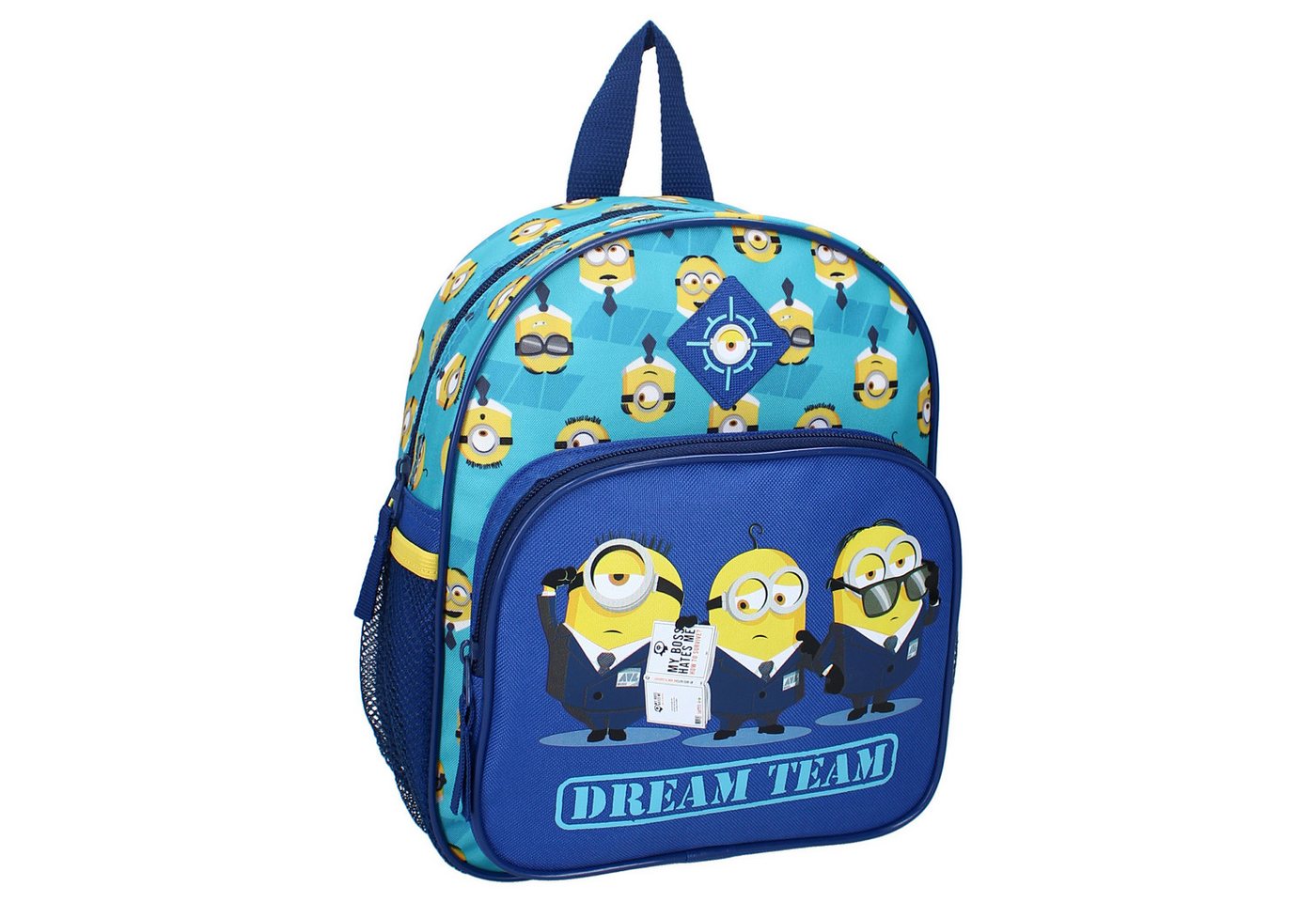 Vadobag Kinderrucksack Minions Dream Team Schulranzen mit Vordertasche Schulrucksack Bild 2