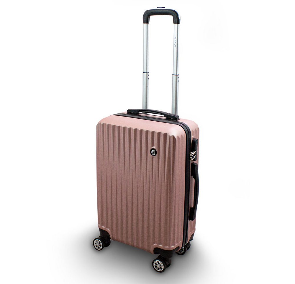 Barut Trolleyset Barut Reisekofferset 2-teilig M + L Modell General Rosegold, 4 Rollen, (Set, 2 tlg., MS-17292)