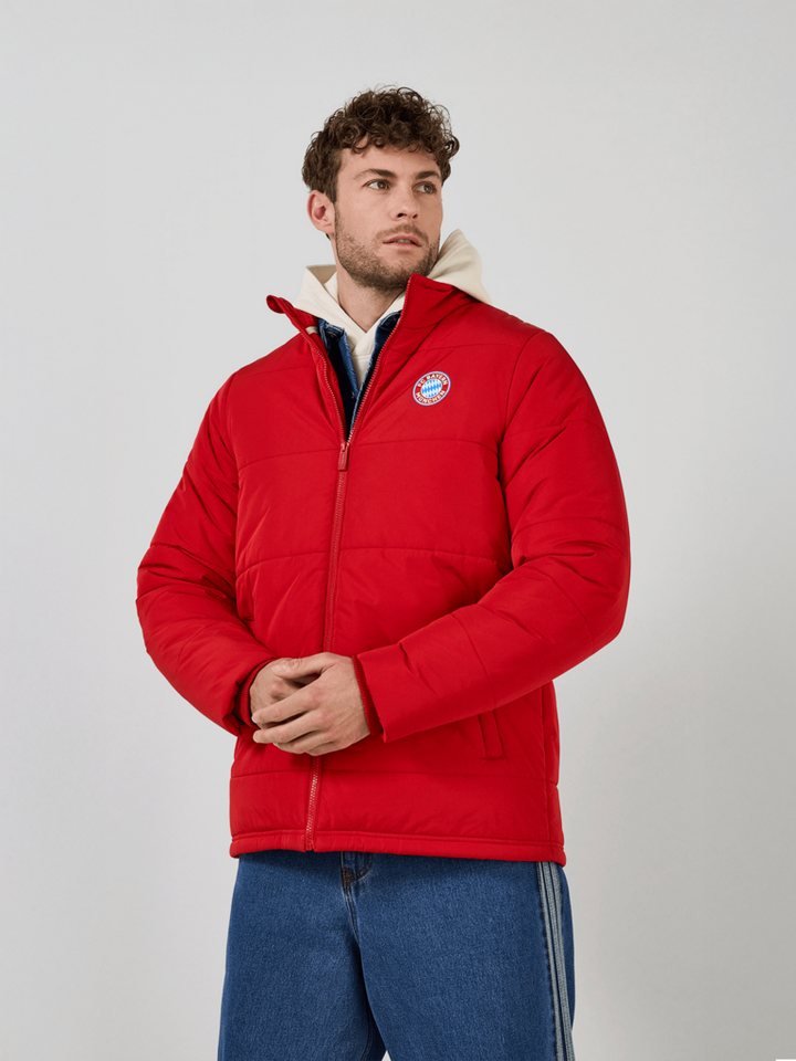 FC Bayern München Outdoorjacke FC Bayern München, Winterjacke Essentials, Herren, Rot Bild 2