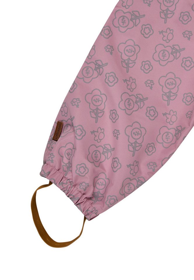 Sterntaler® Regenhose Matschhose gefüttert Blume (1-tlg) Gefütterte, wasserabweisende Regenhose mit Reflexdruck Bild 4