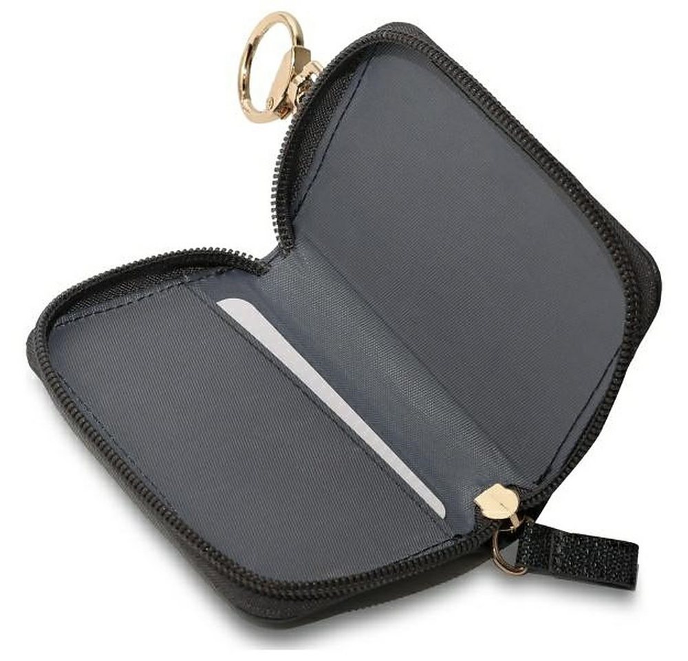 Guess Aufbewahrungstasche Kabeltasche Aufbewahrungstasche (Spar-Set, 1-tlg), 4G Logomuster, Schluesselring, Reissverschluss