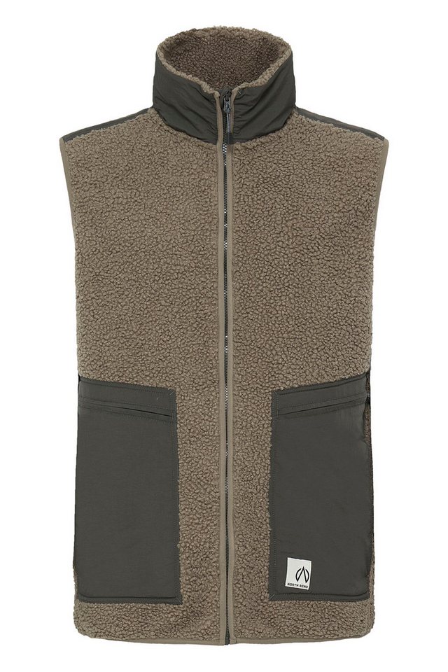 North Bend Funktionsweste NBGalan M Modische Teddyweste mit praktischen Taschen Bild 3