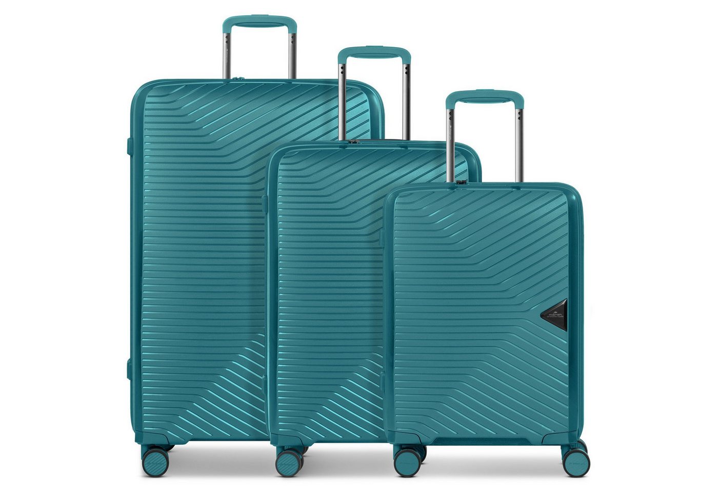 March15 Trading Trolleyset Gotthard Edition, 4 Rollen, (3-teilig, 3 tlg), Polypropylen Bild 2