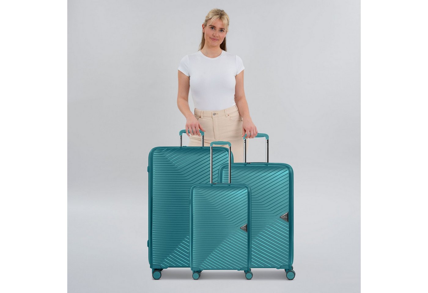 March15 Trading Trolleyset Gotthard Edition, 4 Rollen, (3-teilig, 3 tlg), Polypropylen Bild 5