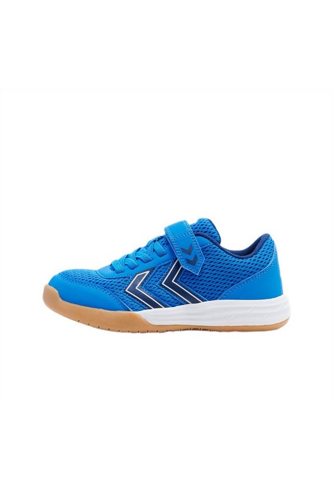 hummel Hallen-Indoorschuhe Multiplay Flex VC (Klettverschluss) blau/weiss Badmintonschuh