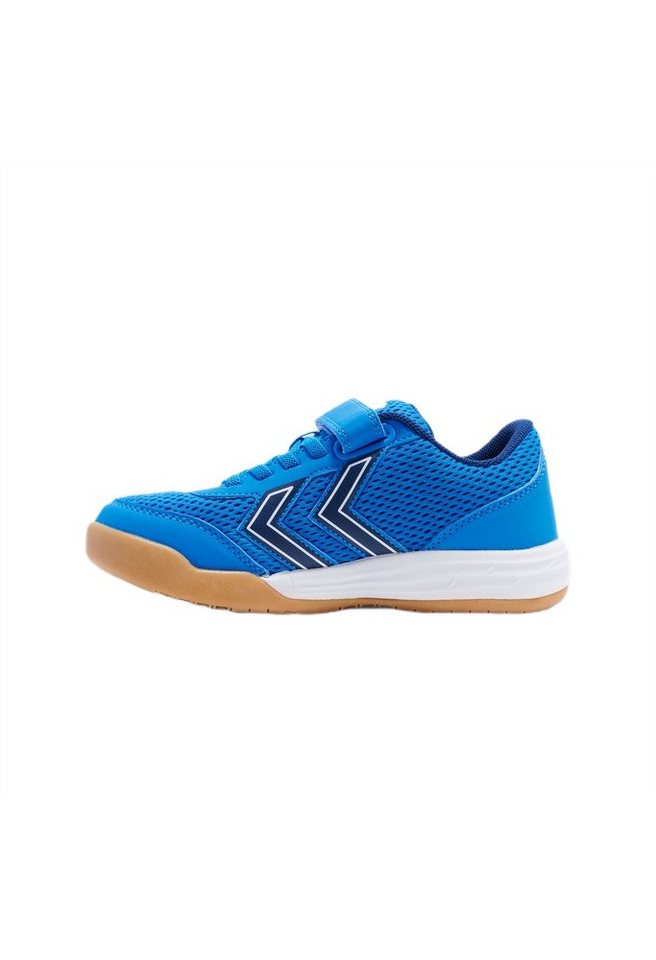 hummel Hallen-Indoorschuhe Multiplay Flex VC (Klettverschluss) blau/weiss Badmintonschuh Bild 4