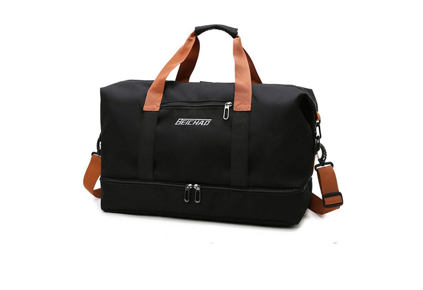 Vornix Reisetasche Fitnesstasche,Sporttasche,Große Umhängetasche mit Schuhfach&Nassfach (Atmungsaktiv, wasserdicht, verschleiBfest, groBes Fassungsvermogen), Schultergurt, für Yoga, Schwimmen, Tourismus, Fitness