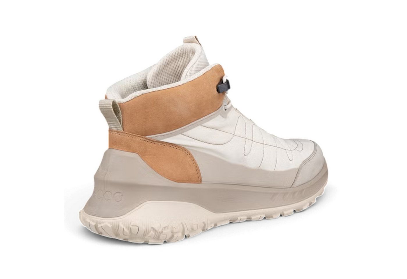 Ecco ULT-TRN Mid-Cut WP (Schnellschnürsystem, wasserdicht) beige/grau Damen Wanderschuh Bild 5