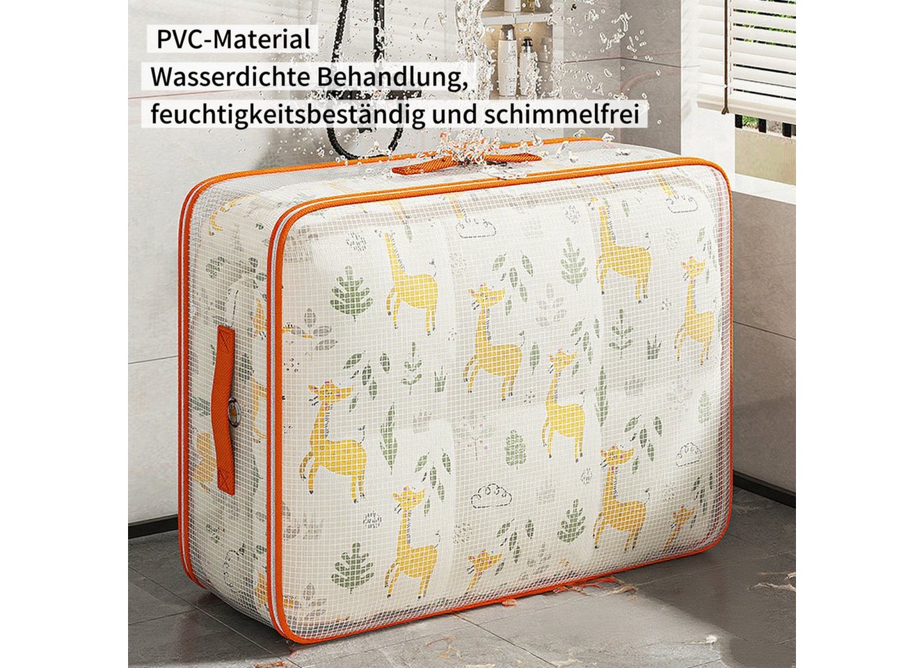 HoyoLee Handels GmbH Aufbewahrungstasche 2 Aufbewahrungstaschen Decken Daunenjacken Staubund Wasserfestigkeit Bild 4