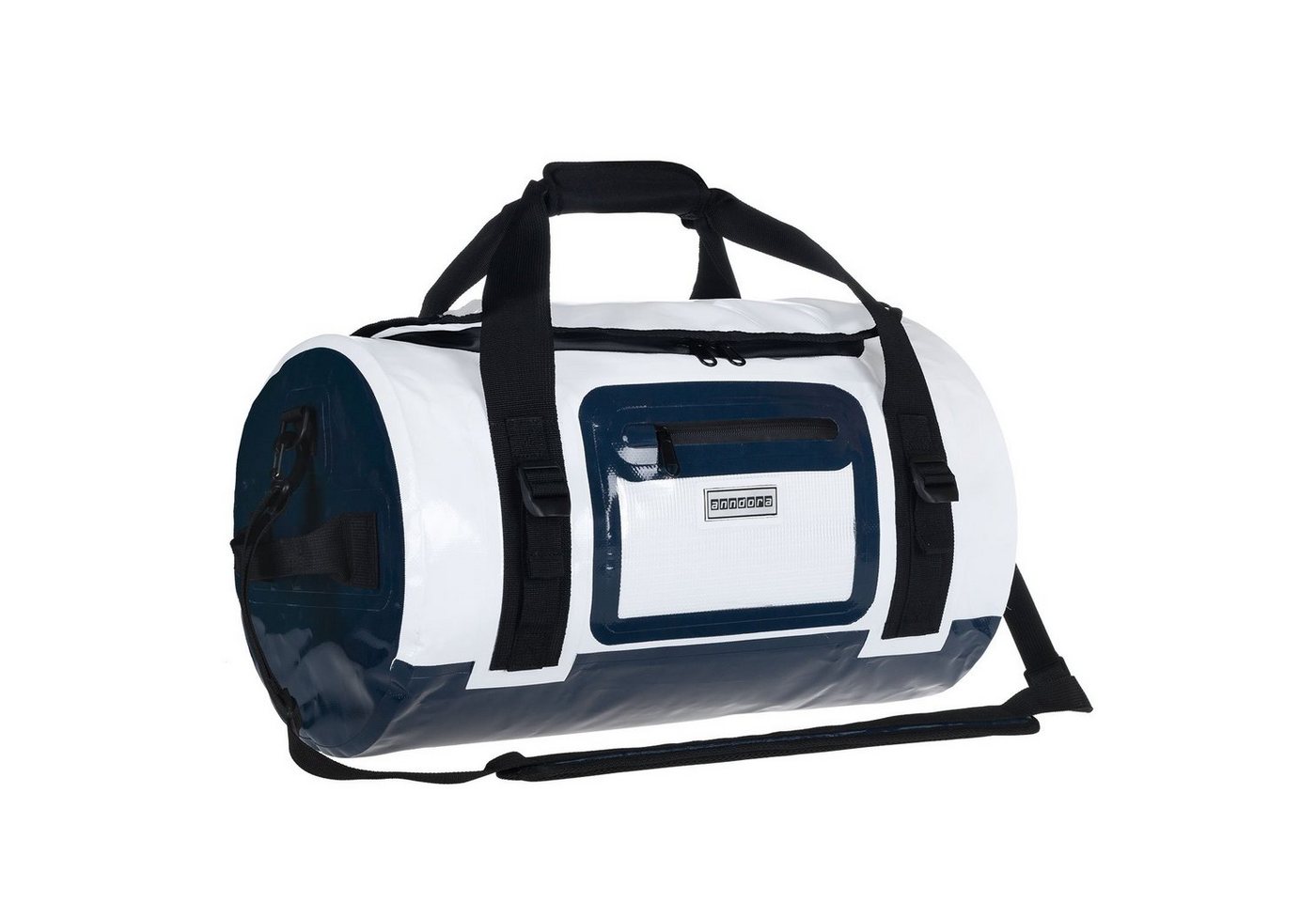 anndora Sporttasche Tarpaulin Packsack Reisetasche wasserdicht (30 Liter, Weiß) Bild 4