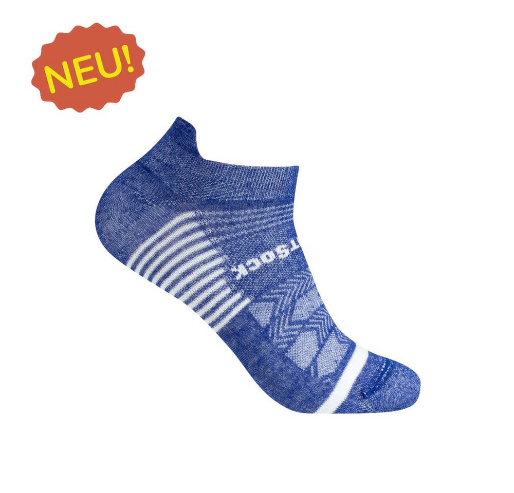 Wrightsock Sportsocken Sneaker Coolmesh II (mit Stabilisierungsfunktion) kobaltblau - 1 Paar