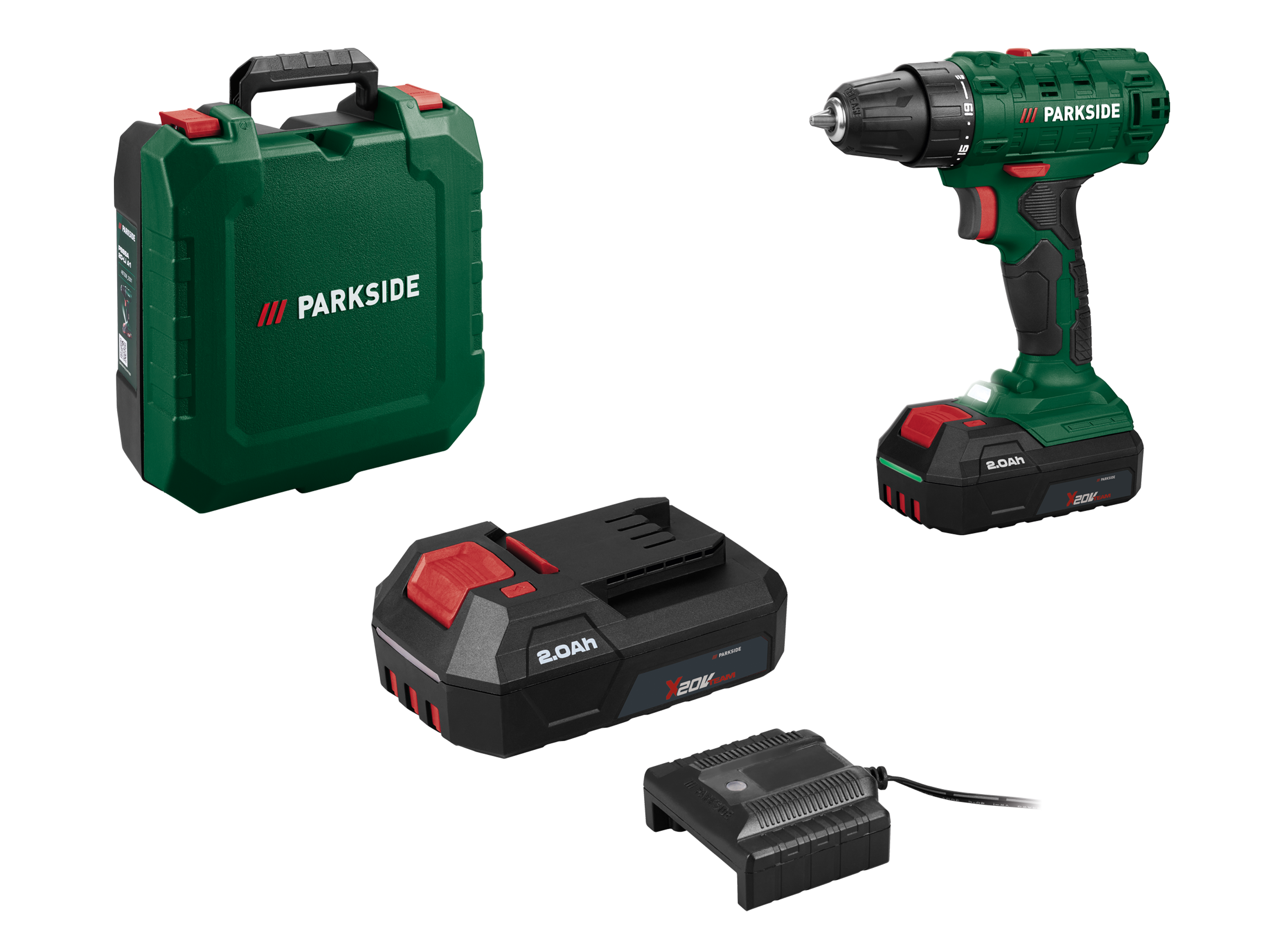 PARKSIDE® 20 V Akku-Bohrschrauber »PBSSA 20-Li B1«, mit Akku und mit Ladegerät Bild 4