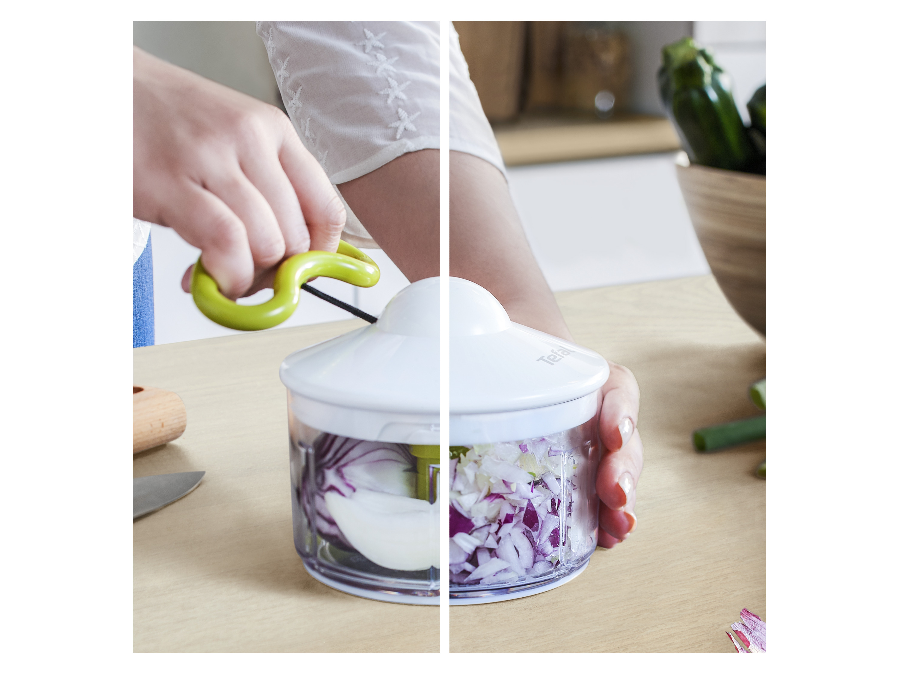 TEFAL 5-Sekunden-Zerkleinerer (Weiß)