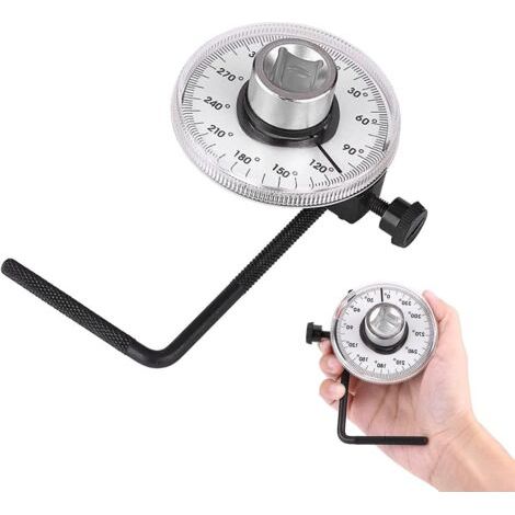 Qorva Automatischer Drehmomentwinkelmesser 360°-winkelmesser Mit Drehmomentschlüssel, Automatischer Drehmomentwinkelmesser, Messwerkzeug