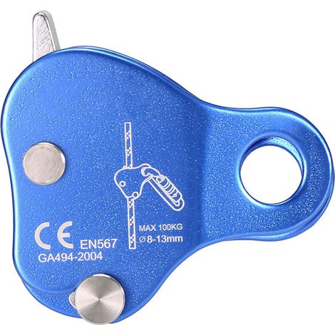 Rhg Kletterrutsche, Selbstklebende Aluminiumlegierung (blau), 8-13 Mm Kletterrutschenstopper, Geeignet Für Outdoor-klettern Und Bergsteigen