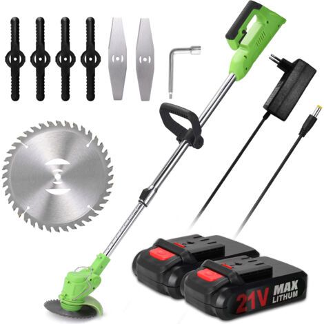 Rhg Tipe Elektro-rasenmäher, Wiederaufladbarer Li-ionen-akku, Kabelloser Rasentrimmer Mit Automatischer Entriegelung, Tragbare Gartenschneidemaschine Für Den Hausgarten