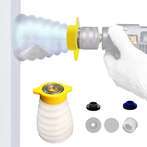 Rhg Staubschutzhaube Für Elektrowerkzeuge, Staubabsaugung Aus Gummi Für Bohrmaschinen, Verstellbare Staubschutzhaube Für Bohrer, Zum Bohren Von Decken Und Wänden