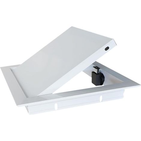 Rhg Aluminium-zugangsluke – 500 Mm X 500 Mm – Druck-/auslöseöffnung – Zugang Zu Technischen Kanälen Und Rohren In Wänden Und Decken