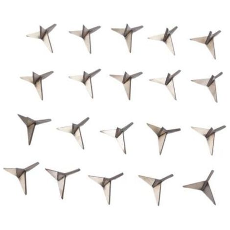 Qorva-20 Stück Leichte Autoreifen-pannenspikes, Diebstahlsicherung, Dreieckige Autoreifen-pannenspikes, Autoreifen-pannennagel
