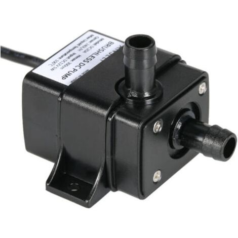 Qorva - Anself Mini Bürstenlose Wasser- Und Ölpumpe Dc12v Ultraleise Und Wasserdicht Für Springbrunnen Und Aquarien 240 L/h 5 W Förderhöhe 3 M 0 100 ℃,
