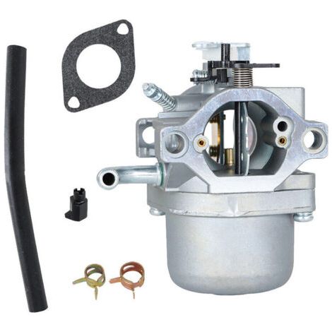 Qorva Vergaser 590399, Kompatibel Mit Briggs & Stratton 590399, 593432, 796077, Nikki 799245 Für 21a707, 21a977, Temenades, Inklusive Dichtung Und Kraftstoffleitung