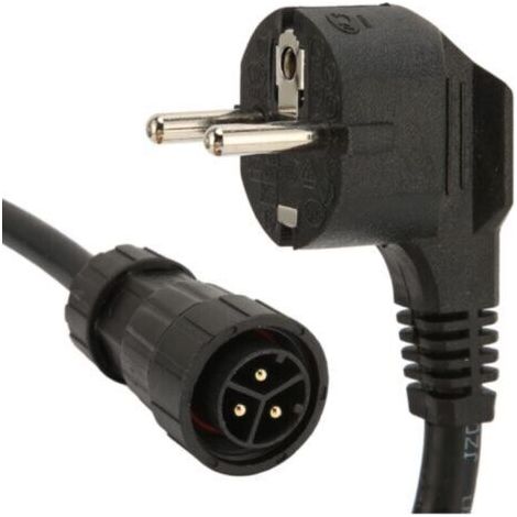 Rhg Gugxiom Eu 220v Ac Solarkabel, 3 X 1,5 Mm² Solarkabel, 3 M Photovoltaikkabel Für Wvc 600 700 1200 1400 1600 Mikro-wechselrichter, Verwendet In Wechselrichtern Für Kraftwerke